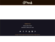 Tablet Screenshot of carriagehousetavern.com